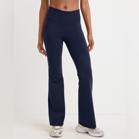 Jockey Navy Blue Flared Leggings, Used Once - Picture 1 of 8